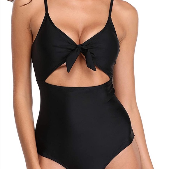 High waist one piece swimsuit - Picture 3 of 4